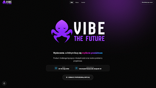 Vibe the Future - hackathon produktowy